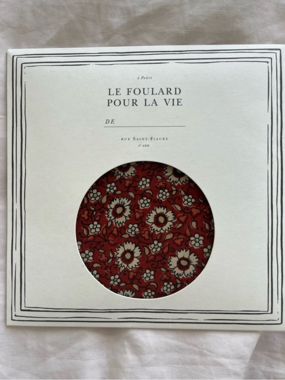 NWT Sezane Le foulard floral Cotton scarf